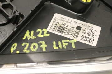 PEUGEOT 207 06R- SVĚTLO LEVÝ PŘEDNÍ SVĚTLOMET