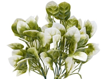 ИСКУССТВЕННЫЕ ЦВЕТЫ РАСТЕНИЯ ГУТЫЙ БУКЕТ ЛИСТЬЯ КРЕМОВЫЕ