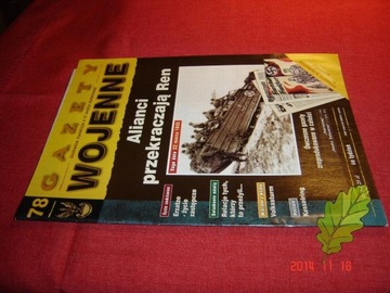 Gazety Wojenne nr 78 Alianci przekraczają Ren