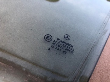 LEVÝ SKLO (OKNO) ŘIDIČE DVEŘE MERCEDES-BENZ W203 00-