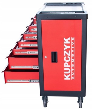 Wózek warsztatowy narzędziowy szafka 420el stalowy blat KUPCZYK