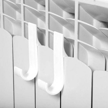 КРЮЧОК ДЛЯ РАДИАТОРА ВЕШКА ДЛЯ РАДИАТОРА ВАННОЙ, БЕЛАЯ НАБОР 2 шт. ПОЛОТЕНЦЕ