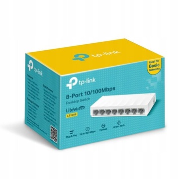 Коммутатор TP-LINK TL-LS1008