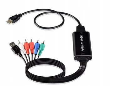 Kabel adapter konwerter RCA RGB YPbPr na HDMI
