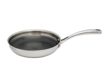 3-WARTSTWOWA PATELNIA ZE STALI NIERDZEWNEJ Z POWŁOKĄ NIEPRZYWIERAJĄCĄ 28cm