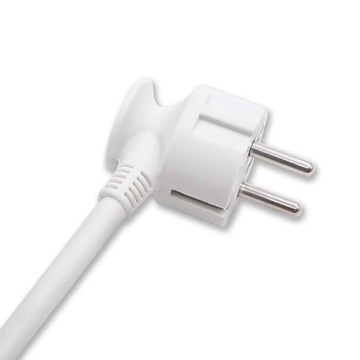 Удлинитель с подсветкой Qoltec 5 розеток 1,8м (белый-с