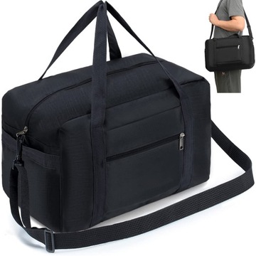 TORBA PODRÓŻNA 40X20X25CM DO SAMOLOTU SKŁADANY NA KEMPING