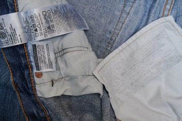 LEVIS 501 JEANS spodnie męskie granatowe klasyczne PREMIUM 34/32 pas 90