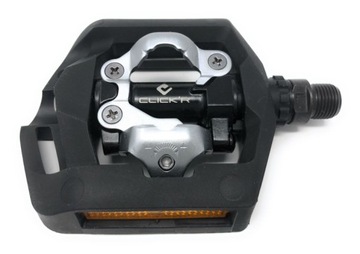 ПЕДАЛИ SPD SHIMANO PD-T421+БЛОКИ CLICK'R платформа SPD plus BLOCKS