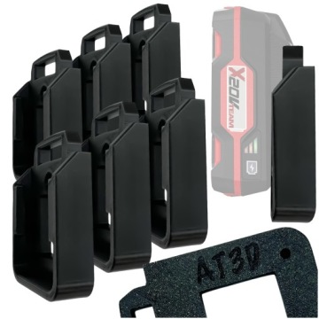 6x Uchwyt do baterii akumulatora Parkside V20 Team Mocowanie ścienne