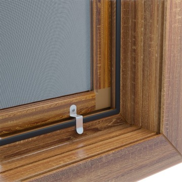 Оконная сетка МОСКИТНАЯ СЕТКА оконная рама, дуб золотой