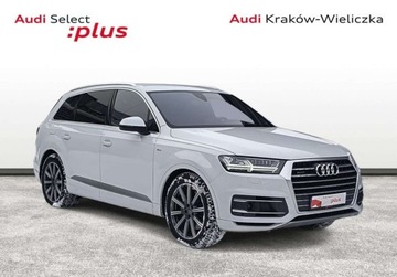 Audi Q7 II SUV 3.0 TDI 272KM 2017 Audi Q7 Salon PL Bezwypadek Pneumatyka 2x S-Line Matrix ACC Bose 7 os, zdjęcie 6