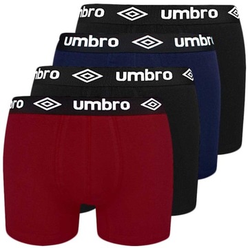 UMBRO Bokserki Męskie 4 sztuki BM563 Rozmiar M