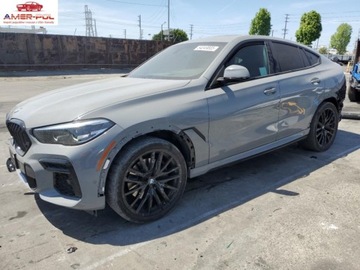 BMW X6 G06 2022 BMW X6 2022r., Xdrive40I, od ubezpieczalni 3.0 Benzyna 335KM