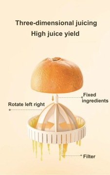New Electric Juicer USB Rechargeable Mini Multifunctional Fruit Squeezer