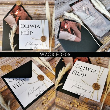 Свадебные приглашения на фотосвадьбу с фотопапкой