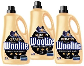 Zestaw Woolite Dark Płyn do prania czarnego 3 x 3,6 l