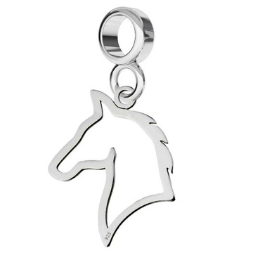 CHARMS ZAWIESZKA KOŃ GŁOWA KONIA srebro 925