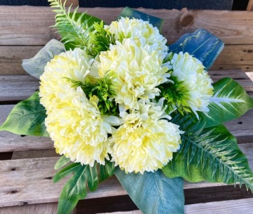 Букет + Ваза Букетный НАБОР для кладбища