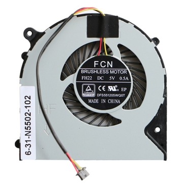 Wentylator Clevo W350DW DFS551205WQ0T FH22 6-31-N5502-102-1 6-31-N5502-100