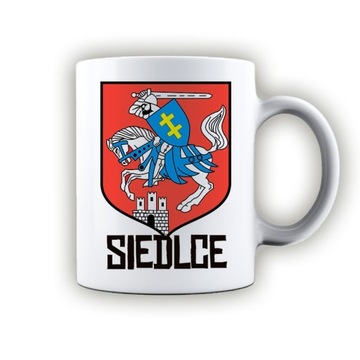 kubek ceramiczny Siedlce herb