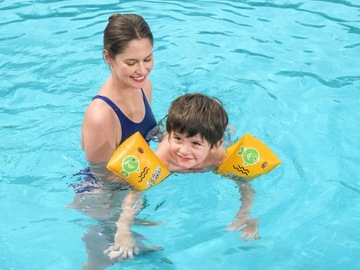надувные рукава для плавания, уроки плавания
