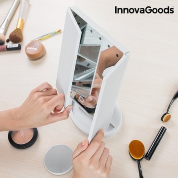 Увеличительное светодиодное зеркало InnovaGoods 4-в-1