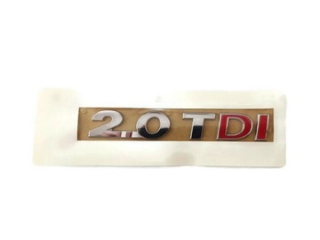 Emblemat naklejka 2.0 TDI na klapę VW Tiguan 16-