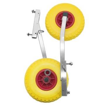 Транцевые колеса KT400HPoly для понтона из нержавеющей стали + бескамерные