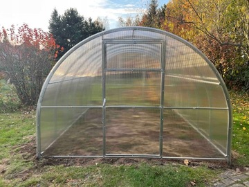 Теплица из поликарбоната Садовый туннель 3х6 м, профили поликарбонат 20х40 5мм