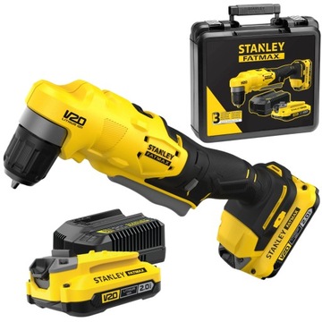 STANLEY SFMCD750D2K УГЛОВАЯ ОТВЕРТКА V20 18V 2x2Ah