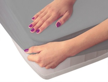 Защитная простыня SMARTCEL 90x200 серая с резинкой, водонепроницаемая DARYMEX