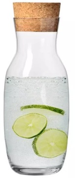 KARAFKA Z KORKIEM DO WODY SOKU NAPOJU DZBANEK 1L