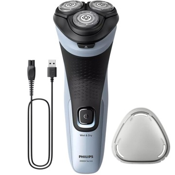 АККУМУЛЯТОРНАЯ БРИТЬВА БРИТВА ДЛЯ БОРОДЫ PHILIPS 2IN1 ТРИМЕР