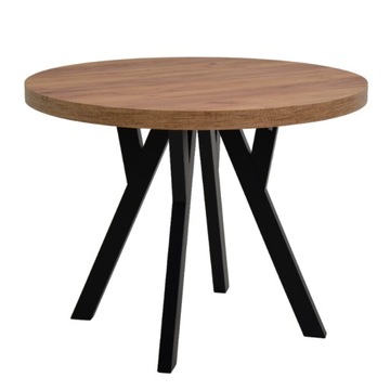 Stół okrągły S-13 rozkładany 100x100/200 wybór koloru, salon, jadalnia