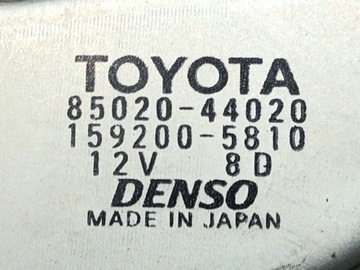 MOTOR STĚRAČE ZADNÍ TOYOTA AVENSIS VERSO MINIVAN 01-11 85020-44020