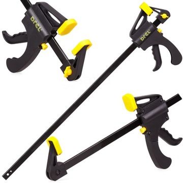 НАБОР ЗАЖИМОВ ОДНОРУЧНЫЕ БЫСТРОЗАЖИМНЫЕ ЗАЖИМ ДЛЯ ПЛОТНОСТИ 900 2 шт. ЗАЖИМЫ