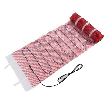 Комплект электрических матов для теплого пола Система подогрева пола с излучающей плиткой Управление по Wi-Fi