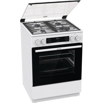 Kuchnia gazowa eletryczna Gorenje GKS6C70WA PIZZA Termoobieg Grill