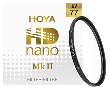 FILTR HOYA 77MM UV HD NANO MK II POWŁOKA FILTR HD