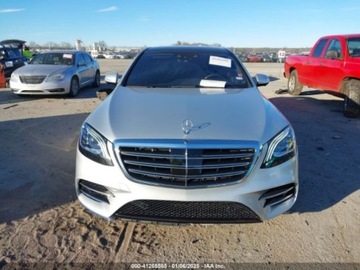 Mercedes Klasa S W222 2019 Mercedes-Benz Klasa S 2019r., 560, od ubezpieczalni 4.0 Benzyna 463KM, zdjęcie 1