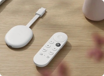 SMART TV Stick GOOGLE Chromecast 4K Медиаплеер ANDROID