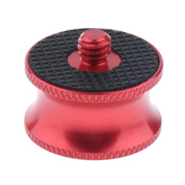 adapter śrubowy do mocowania statywu Czerwony