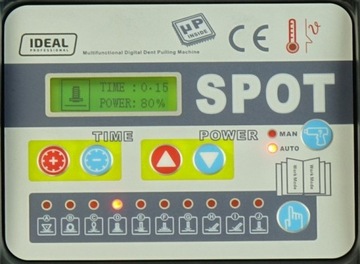 СПОТТЕРНЫЙ СВАРОЧНЫЙ АППАРАТ TECNO PULLER 4000 ЦИФРОВОЙ 230 В 10 кВт 2200 А + ИДЕАЛЬНАЯ ТЕЛЕЖКА