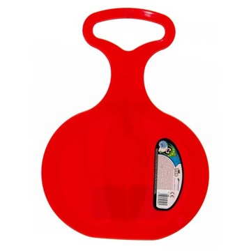 Plastikowe sanki ślizgi Prosperplast free czerwone jabłuszko, ślizg dupolot