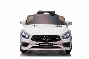 Mercedes Benz AMG SL65 S электрический детский Белый + Пульт ДУ + Аудио светодиод