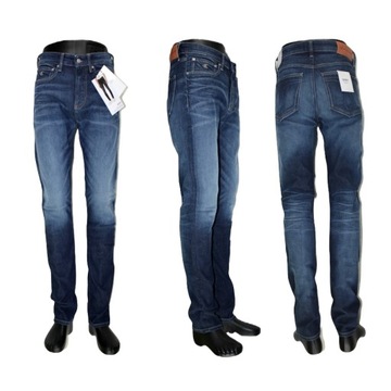 Jeansy Calvin Klein Jeans Skinny rurki niski stan J30J317658 oryg. -W33/L34