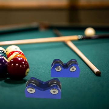 2 sztuki Bilard Cue Straightness Checker Inspect Tool Checking Men Blue