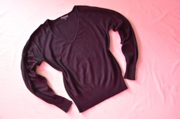 EMPORIO ARMANI - czarny sweter angora - 42