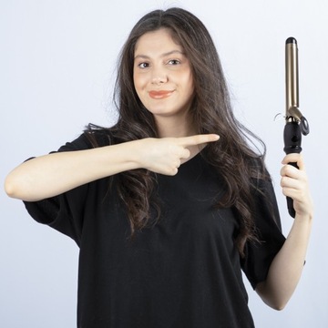 ПЛЁЙКА ДЛЯ ЗАВИВКИ КУДРОВ, КЕРАМИЧЕСКИЙ ИНВЕРТОР 19ММ, 200 ГРАДУСОВ